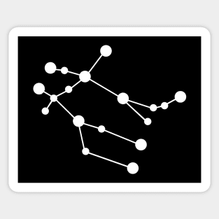 zodiac sign gemini constellation Sticker